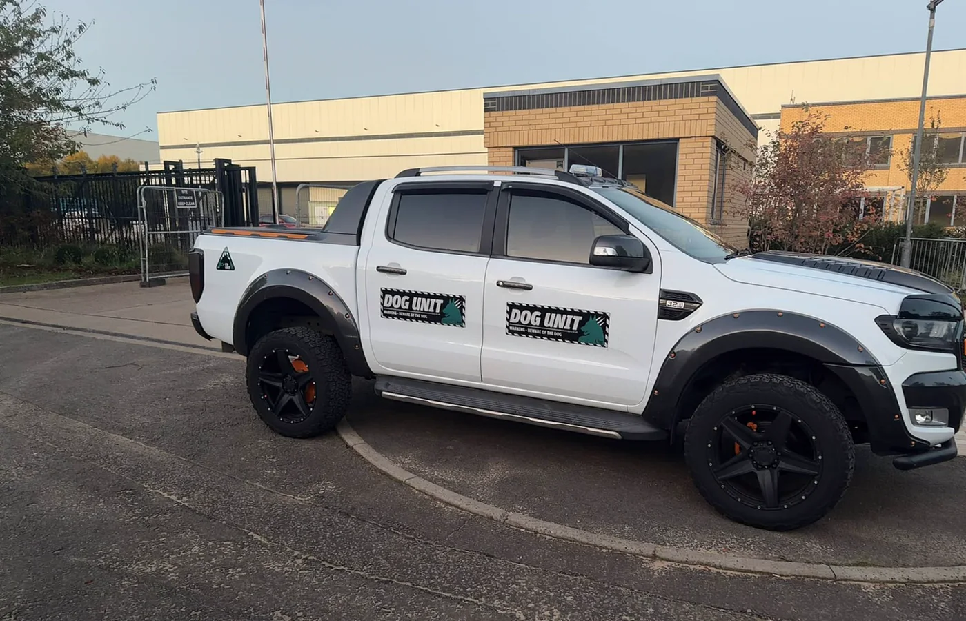 MavCo K9 dog unit vehicle on site